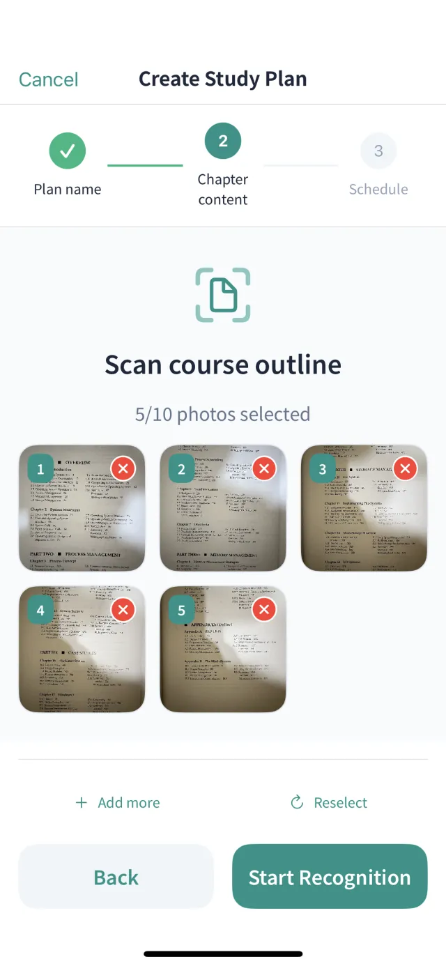 OCR Scanning