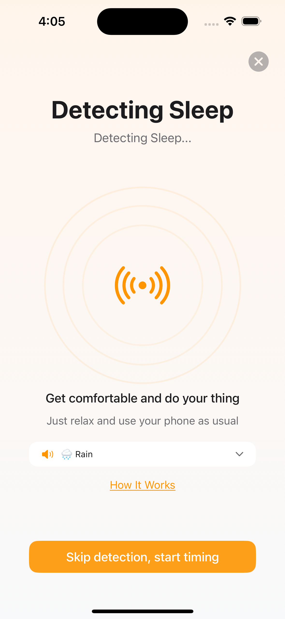 Sleep Detection